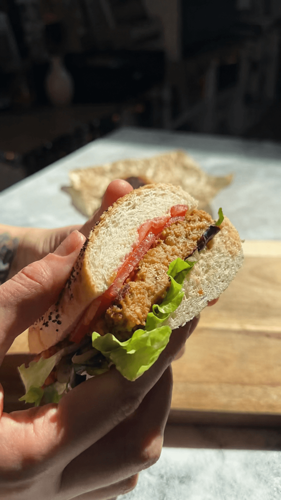 Hamburger di soia 