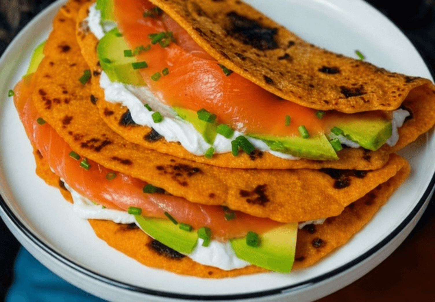 Piadine di patate dolci