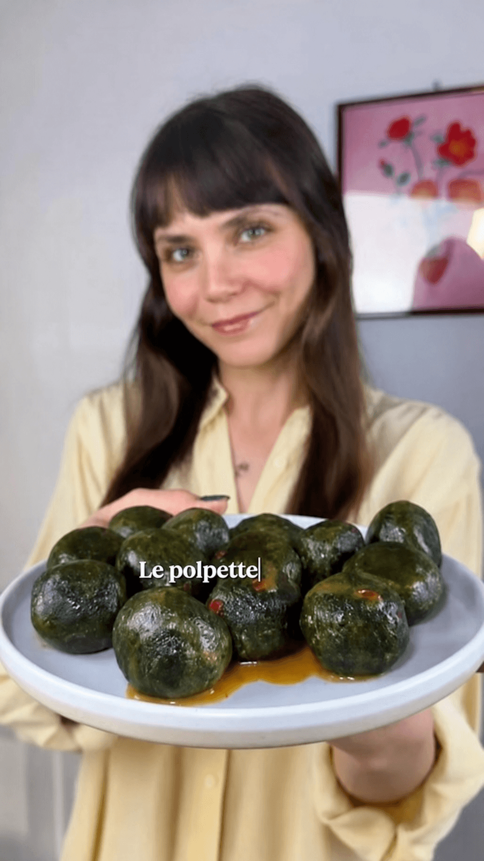 Polpette di tofu e spinaci