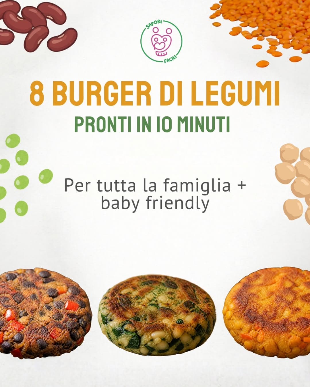 Burger di legumi