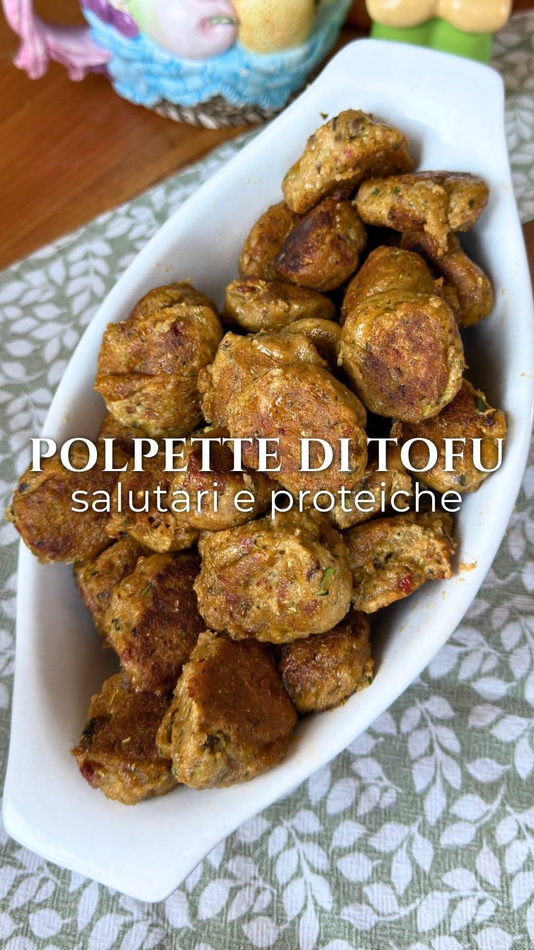 Polpette di tofu e verdure